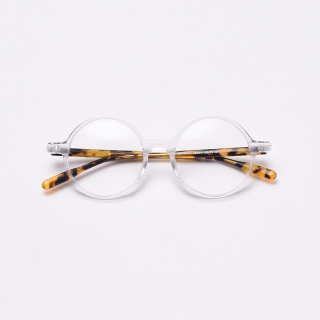 Glen Round Vintage Acetate Optical Glasses Frame