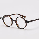 Kirk Acetate Retro Round Glasses Frame