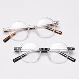 Kirk Acetate Retro Round Glasses Frame