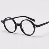 Kirk Acetate Retro Round Glasses Frame