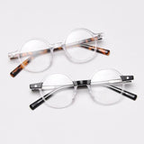 Kirk Acetate Retro Round Glasses Frame