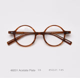 Kirk Acetate Retro Round Glasses Frame