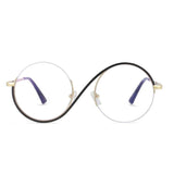 Shaneika Round Metal Half Frames