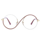 Shaneika Round Metal Half Frames