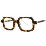 Des Retro Brand Acetate Optical Glasses Frame