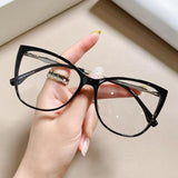 Audrey Vintage Gradient Cat Eye Glasses Frame