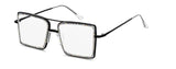 Glory Rhinestone Square Glasses Frames