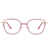 Agatha Cat Eye Hollow Metal Glasses Frames