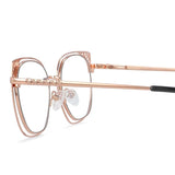 Agatha Cat Eye Hollow Metal Glasses Frames