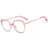 Agatha Cat Eye Hollow Metal Glasses Frames