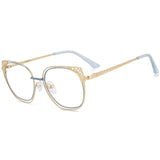 Agatha Cat Eye Hollow Metal Glasses Frames