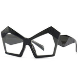 Jenny Oversized Irregular Square Glasses Frame