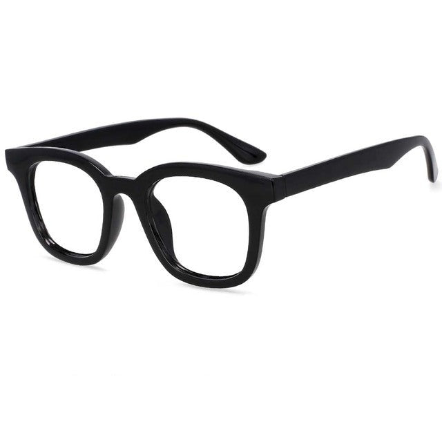 Marcus Retro Square Leopard Glasses Frame