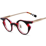 Ann Retro Round Punk Acetate Glasses Frame