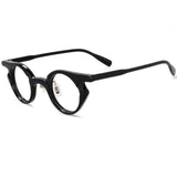 Ann Retro Round Punk Acetate Glasses Frame