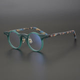 Otto Vintage Acetate Round Glasses Frame