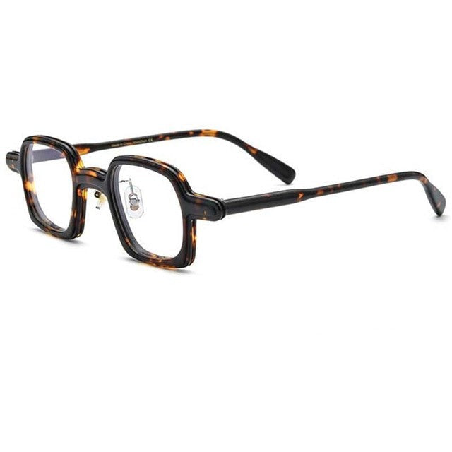 Amos Acetate Retro Square Optical Glasses Frame
