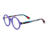 Hall Round Acetate Glasses Frame