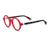 Hall Round Acetate Glasses Frame