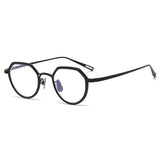 Robbin Retro Geometric Titanium Glasses Frame