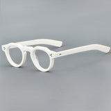Rolf Vintage Geometric Acetate Glasses Frame Geometric Frames Southood White 
