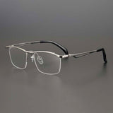 Pierson Titanium Square Flip Up Full Glasses Frame