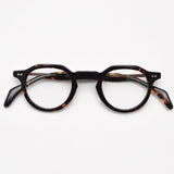 Spike Vintage Acetate Round Optical Glasses Frame Round Frames Southood Leopard 