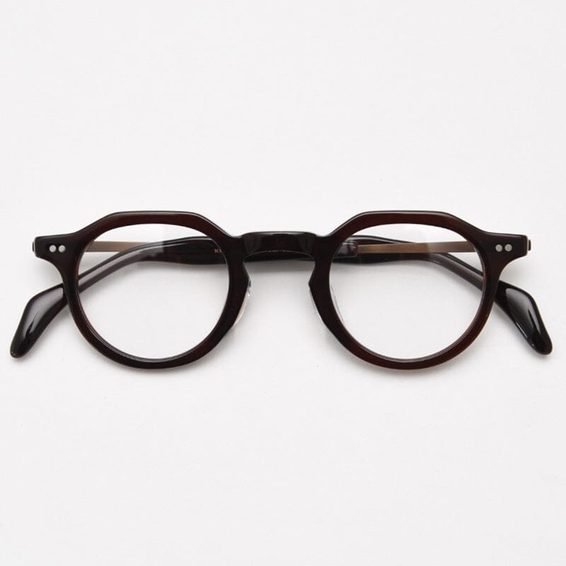 Spike Vintage Acetate Round Optical Glasses Frame Round Frames Southood Tea 