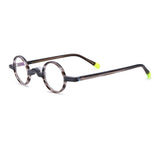 Faer Small Round Acetate Glasses Frame