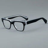 Sveyn Retro Rectangle Acetate Glasses Frame