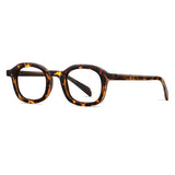 Tilford Vintage TR90 Oavl Eyeglasses Oval Frames Southood Leopard 