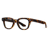 Vince Vintage TR90 Rectangle Eyeglasses Rectangle Frames Southood Leopard 