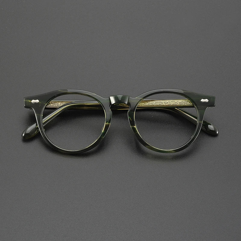 Wade Vintage Acetate Round Glasses Frame Round Frames Southood 