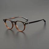 Wade Vintage Acetate Round Glasses Frame Round Frames Southood Gradient Tea 