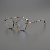 Yogi Vintage Glasses Frame Rectangle Frames Southood Brown Stripe 