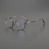 Yogi Vintage Glasses Frame Rectangle Frames Southood Grey Silver 