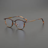 Yogi Vintage Glasses Frame Rectangle Frames Southood Red Stripe 